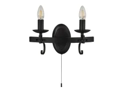 Hot Searchlight CARTWHEEL 2 Ljus Ljus Vgglampa - Svart Negro