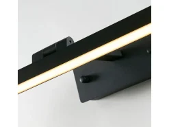 Clearance Searchlight Corfu Lámpara para cuadros de 40 cm, metal Negro