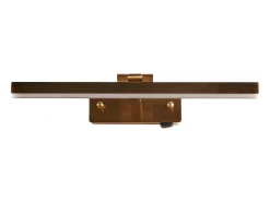 Best Searchlight Corfu Lámpara para cuadros de 40 cm, metal de latón satinado Camel