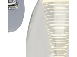 Searchlight Cyclone1 ljus vägglampa, klart glas 3000K Gris Outlet