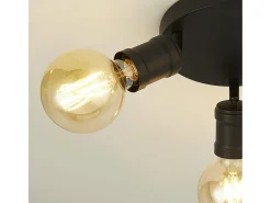 Searchlight Dance3 ljus rund taklampa, sandsvart Negro