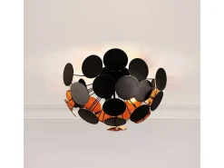 Searchlight DISCUS 3 Ljussvart, Guld Halvspolningslampa Negro Outlet