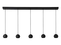 Online Searchlight Eindhoven5 ljus mattsvart barhänge Negro
