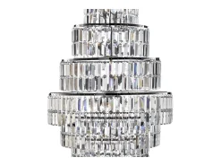 Searchlight EmPIRe 13 ljus ljuskrona kromfinish, E14 Gris Discount