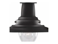 Outlet Searchlight Fisherman 1 ljuskupol takhnge svart, klarglas Medium, E27 Negro
