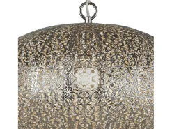 Clearance Searchlight Fretwork1 ljus hänge, glänsande nickel Gris