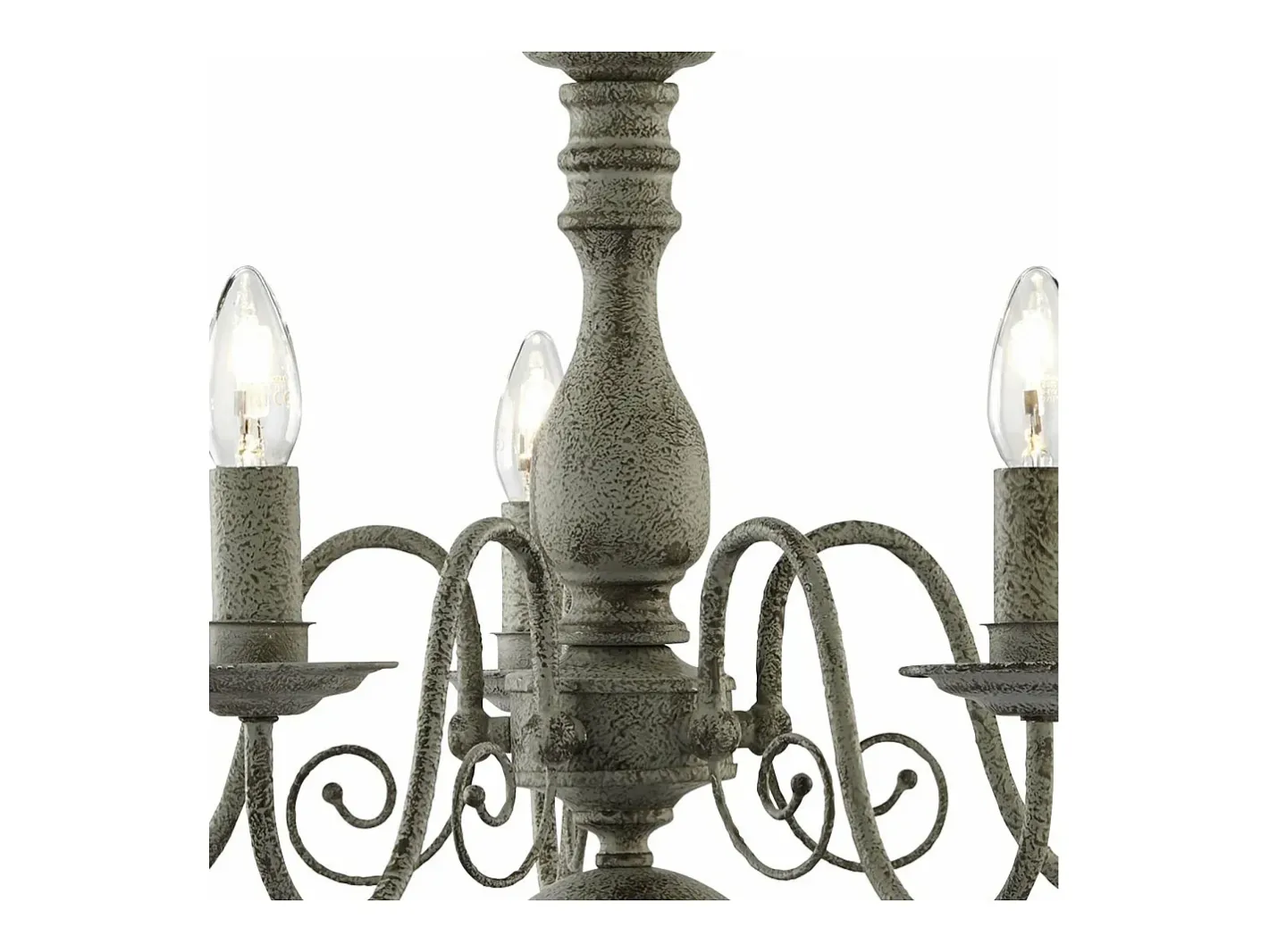 Searchlight Greythorne 5 Ljus Multi Arm Takhnge Gr, E14 Gris Best