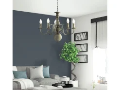 Searchlight Greythorne 5 Ljus Multi Arm Takhnge Gr, E14 Gris Best
