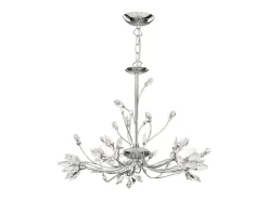 Searchlight Hibiscus5 ljust tak, krom, klart glas Gris Best