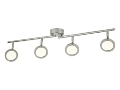 Searchlight Languna Integrerad LED 4 Light Split Bar Spotlight Chrome Gris Sale