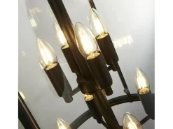 Online Searchlight Lantern Grande, 8 ljussvart, klart glas Negro
