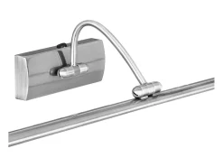 Aplique Para Pared-Searchlight LED Vgglampa Satin Silver Plateado