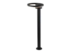Sale Searchlight Ledstolpe (73 cm hjd) med runt huvud - svart med frostad diffusor Negro