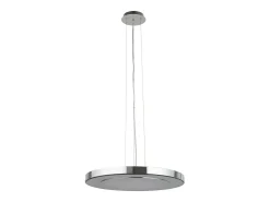 Searchlight Lexi 1 Ljus Tak Pendel Krom, Vit, Glas Integrerad LED Gris Discount
