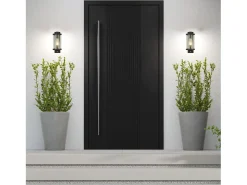 Searchlight Ljus Utomhus Vgg Veranda Ljus Med Pir - Svart Med Klart Glas Gris Clearance