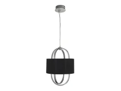 New Searchlight MadridLED-hänge, svart skärm 3000K Gris