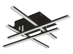 Plafón-Searchlight MATRIX Integrerad Led Flush Fitting 4 Ljussvart Negro