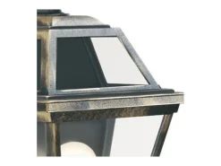Searchlight New Orleans 1 Ljus Utomhus Trdgrd Vgglykta Svart, Guld IP44, E27 Negro Discount