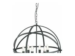 Searchlight Orbit 6 ljus sfrisk bur takhnge mattsvart, E14 Negro Best