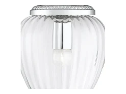 Discount Searchlight Pineapple 1 ljushngande kromribbad glasskrm, E27 Gris
