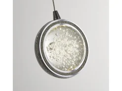 Searchlight Quartz5 ljusstångshänge, bubbelglas, detaljerad kant 4000K Gris Online
