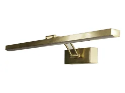 Searchlight Rhodes Lámpara para cuadros de 60 cm, metal de latón satinado Camel Sale