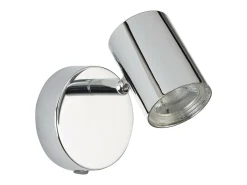 Plafón-Searchlight Rollo Integrerad LED 1 Ljus inomhusvgglampa Krom Gris