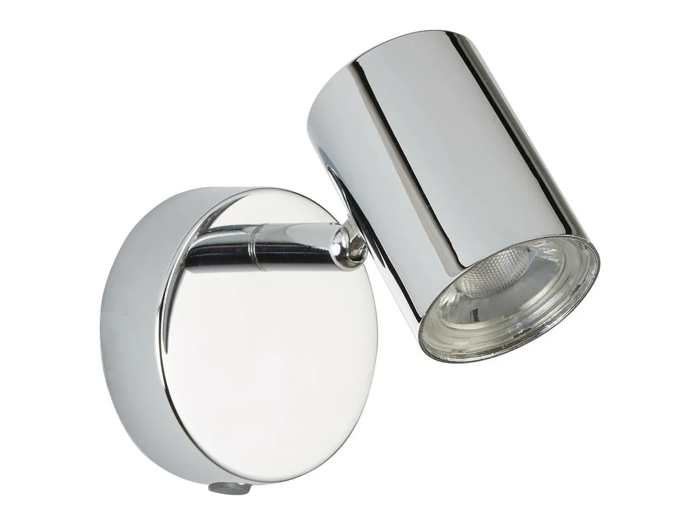 Plafón-Searchlight Rollo Integrerad LED 1 Ljus inomhusvgglampa Krom Gris