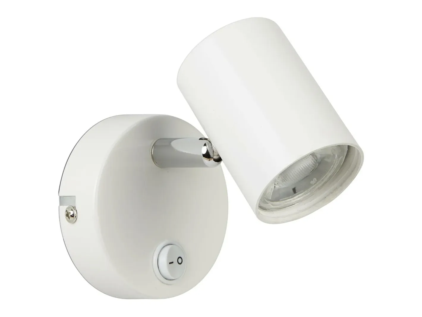 Searchlight Rollo Integrerad LED 1 ljus Vgglampa inomhus Vit Blanco Outlet