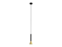 Searchlight Signal Colgante , Metal dorado Negro Discount