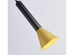 Searchlight Signal Colgante , Metal dorado Negro Discount