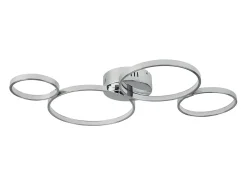 Sale Searchlight Solexa Integrerad LED-spoltaklampa krom Gris