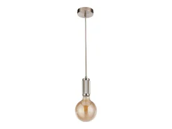 Searchlight Suspensions Cable de suspensión Plata satinada, Cable trenzado gris Plateado Best