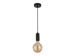 Lámpara Suspendida-Searchlight Suspensions Cable de Suspensión Moleteado , Cable Trenzado Negro