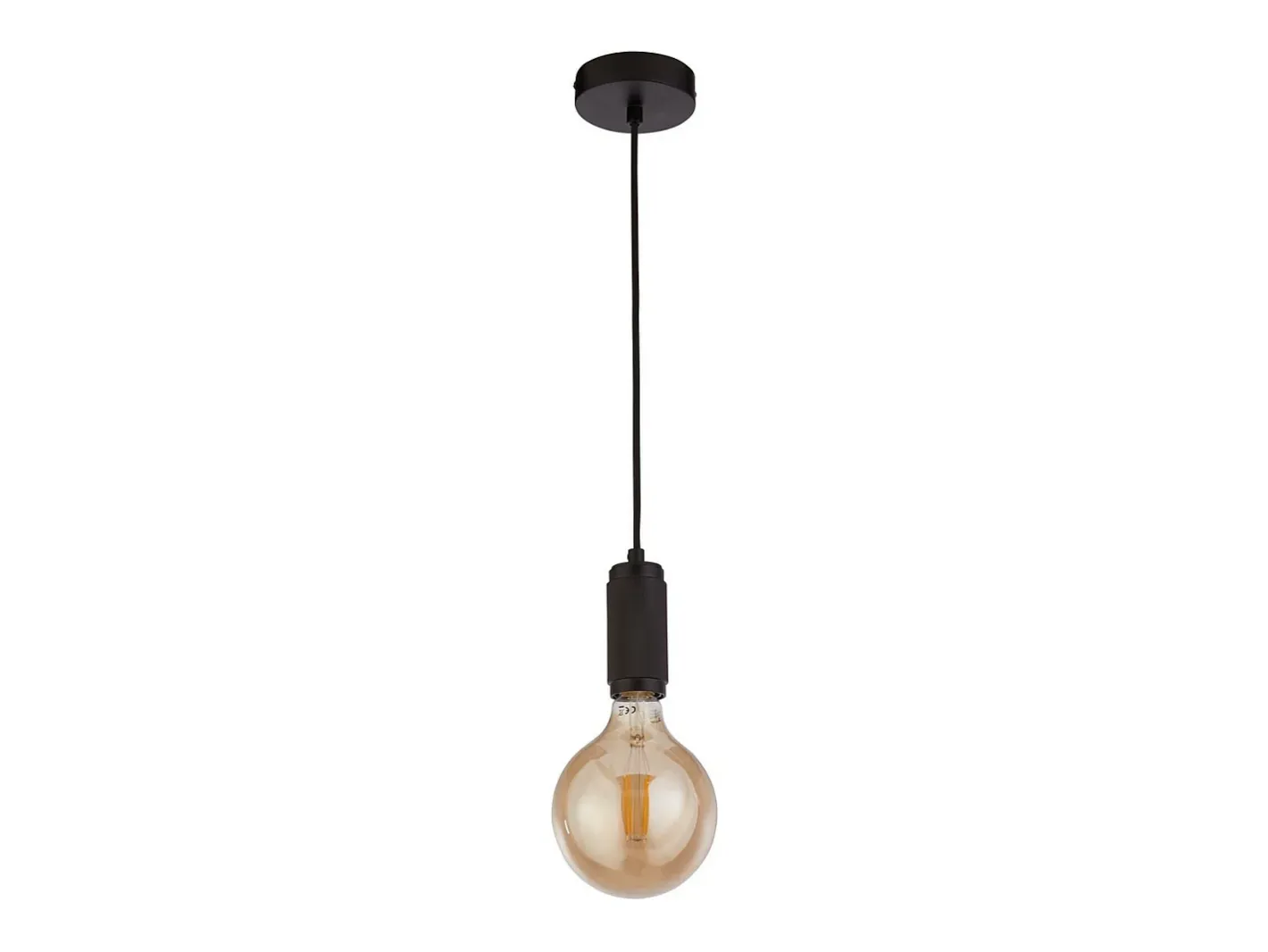 Lámpara Suspendida-Searchlight Suspensions Cable de Suspensión Moleteado , Cable Trenzado Negro