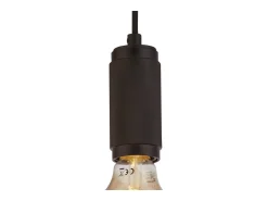 Lámpara Suspendida-Searchlight Suspensions Cable de Suspensión Moleteado , Cable Trenzado Negro