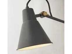 Searchlight Swing Arm Lámpara de pared metal Gris Best