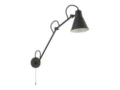 Searchlight Swing Arm Lámpara de pared metal Gris Best