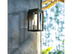 Searchlight Utomhusvgg Lght, Svart Med Klar Diffusor Negro Best