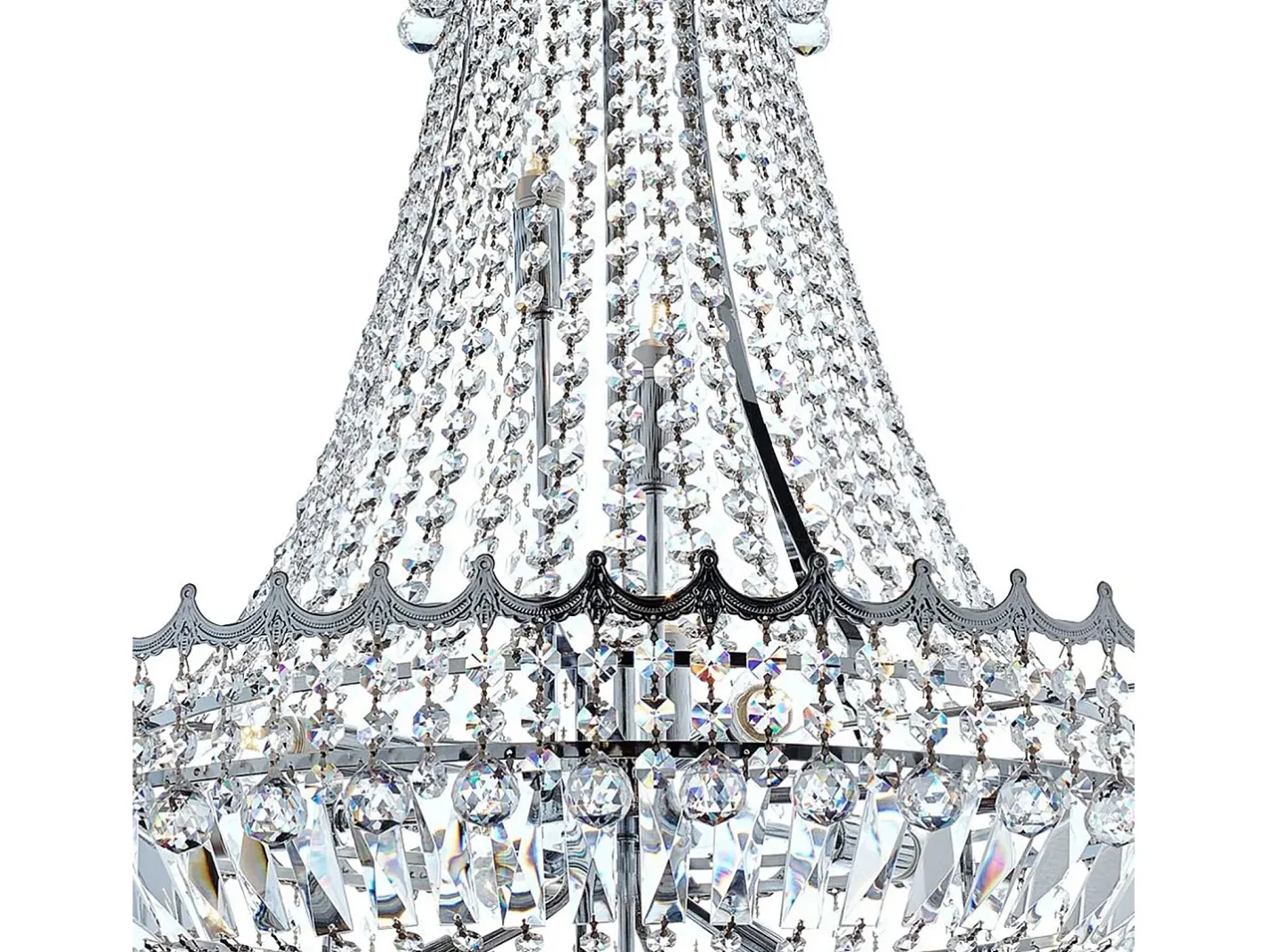Searchlight Versailles 13 ljus ljuskrona guldfinish, E14 Dorado Best
