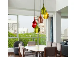 Hot Searchlight Vibrant 5 Light Cluster Pendel Frgad, E14 Multicolor