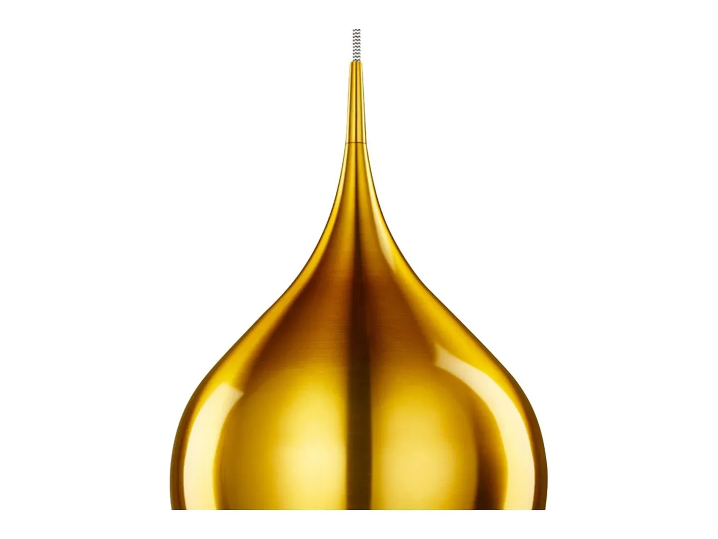 Hot Searchlight Vibrant 1 ljus stor kupol takhnge guld, E27 Dorado