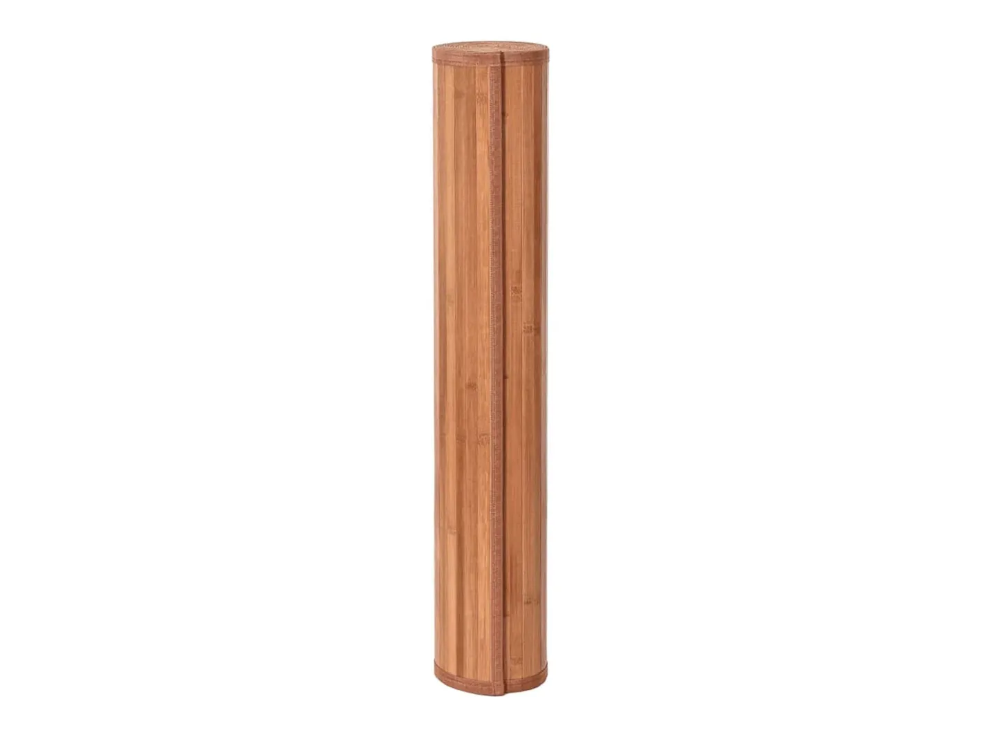 Outlet Garden Furniture Senad Alfombra cuadrada bambú marrón 100x100 cm Marru00f3n