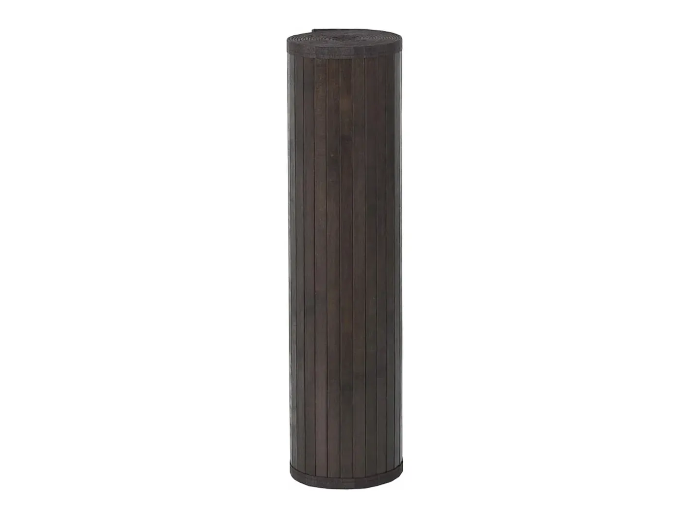 Garden Furniture Senad Alfombra rectangular bambú marrón oscuro 70x300 cm Marru00f3n