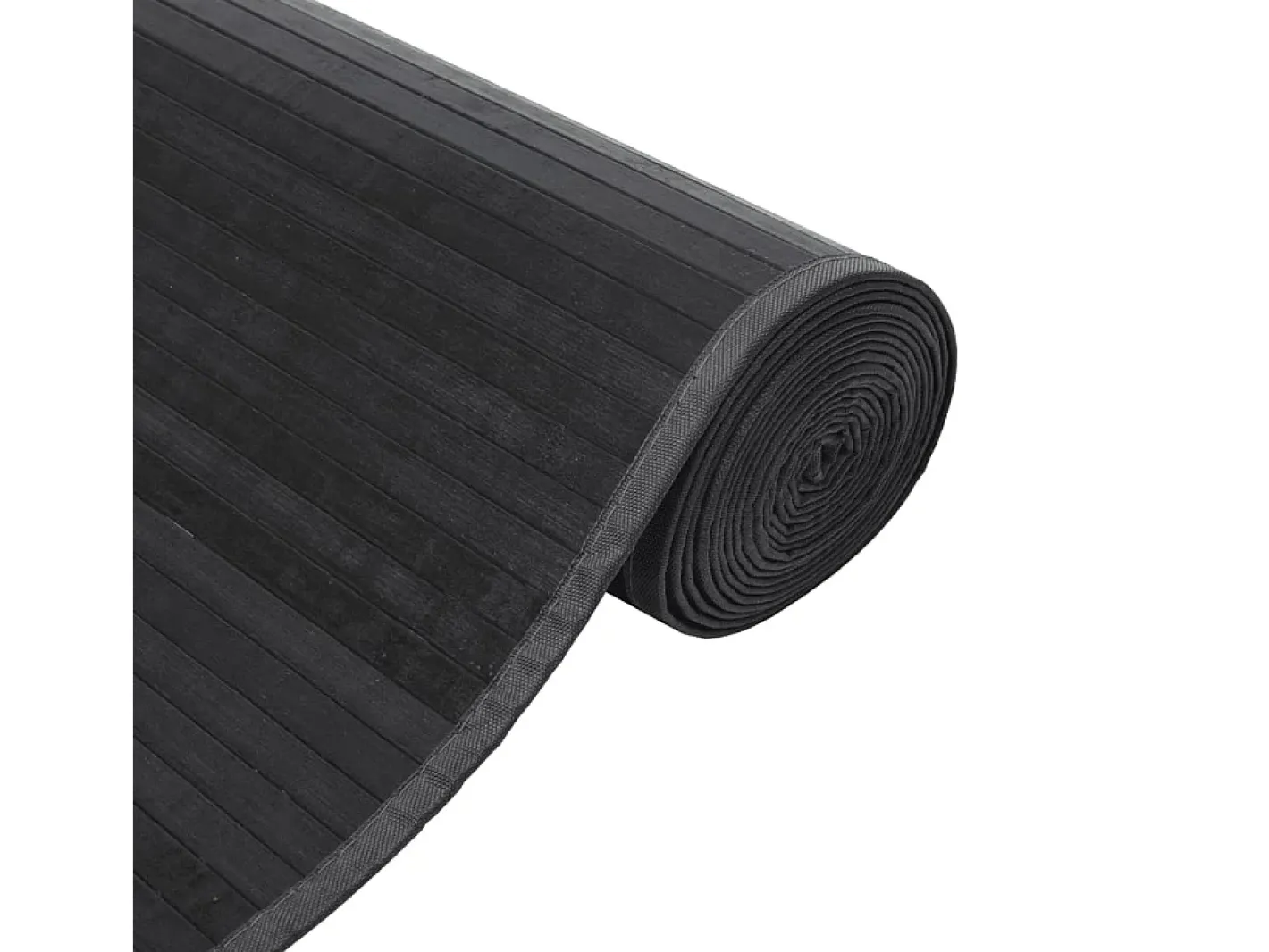 Sale Garden Furniture Senad Alfombra rectangular bambú 70x100 cm Gris