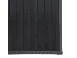 Sale Garden Furniture Senad Alfombra rectangular bambú 70x100 cm Gris