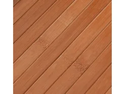 Sale Garden Furniture Senad Alfombra rectangular bambú marrón 100x300 cm Marru00f3n