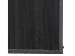 New Garden Furniture Senad Alfombra rectangular bambú 80x400 cm Negro