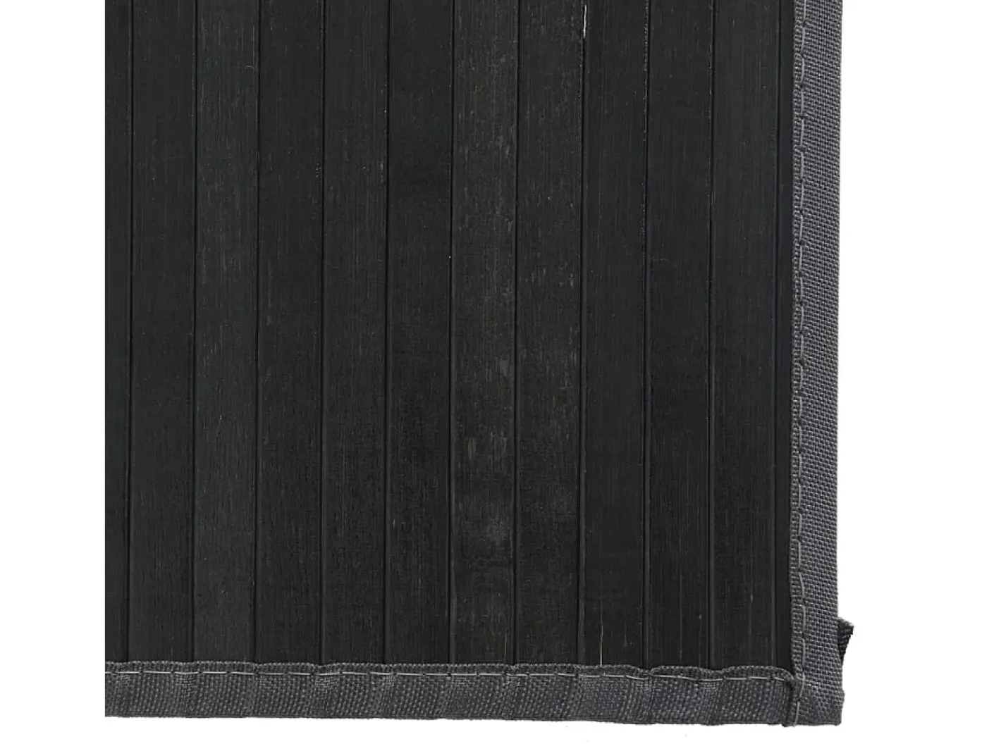 New Garden Furniture Senad Alfombra rectangular bambú 80x400 cm Negro
