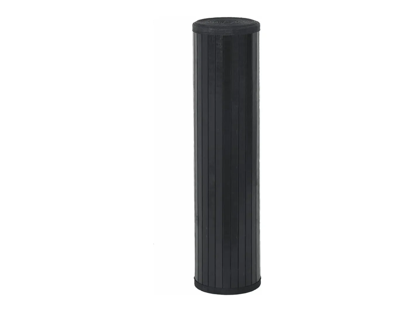 New Garden Furniture Senad Alfombra rectangular bambú 80x400 cm Negro